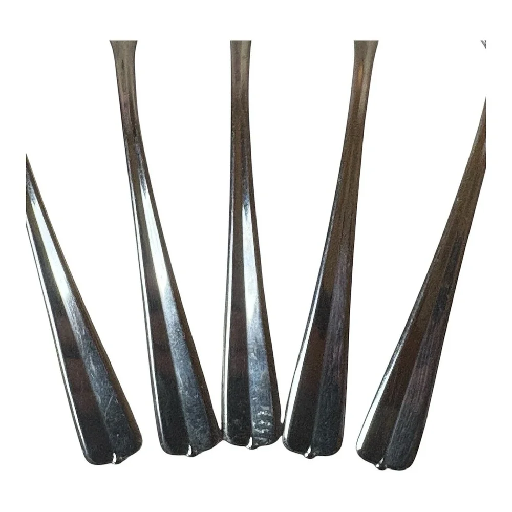 Set of 5 Oneida Gala-Impulse Stainless Tablespoons Vintage Flatware